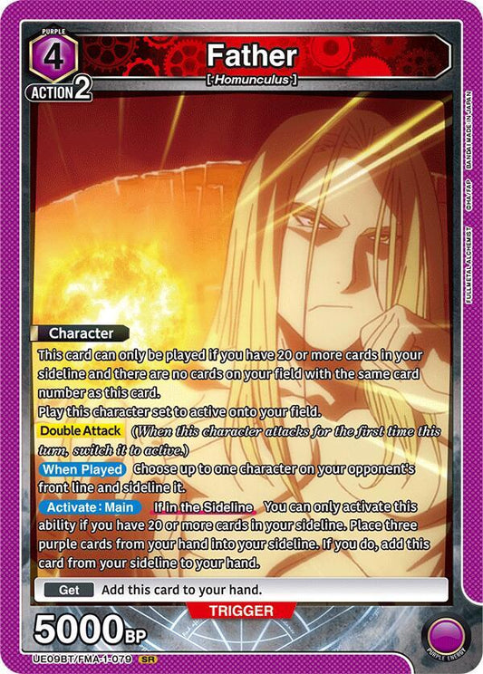 Union Arena UE09BT: FULLMETAL ALCHEMIST Father (079) UE09BT/FMA-1-079 Super Rare