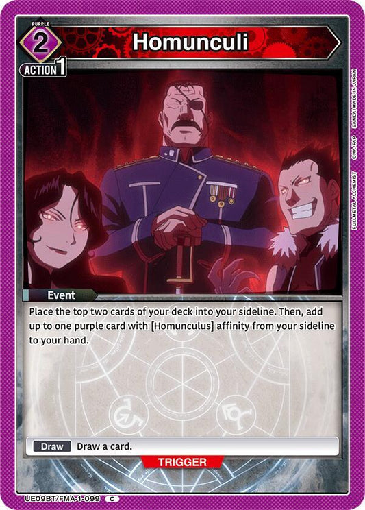 Union Arena UE09BT: FULLMETAL ALCHEMIST Homunculi UE09BT/FMA-1-099 Common