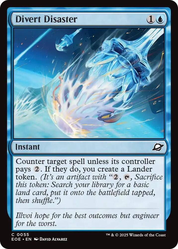 Magic: The Gathering Cards Edge of Eternities Divert Disaster C