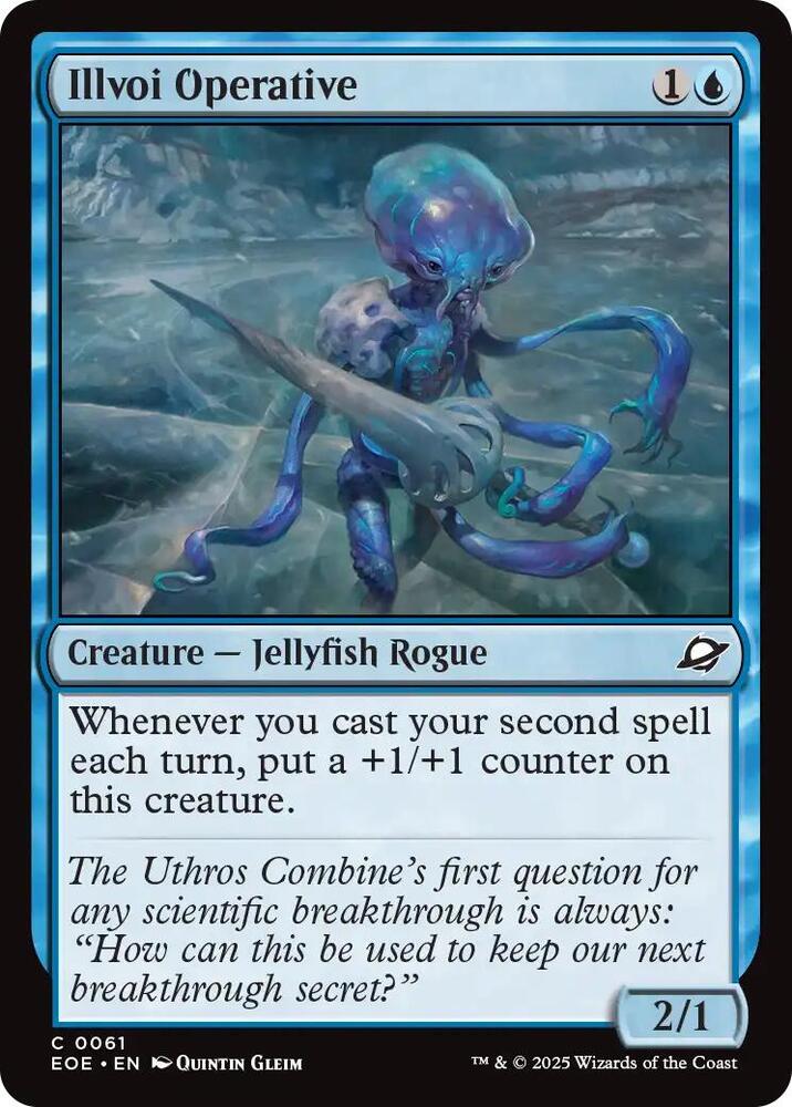 Magic: The Gathering Cards Edge of Eternities Illvoi Operative C Foil