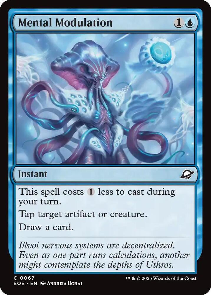 Magic: The Gathering Cards Edge of Eternities Mental Modulation C