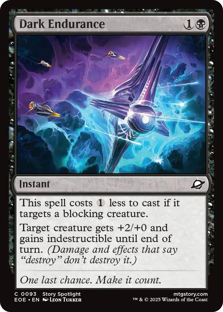 Magic: The Gathering Cards Edge of Eternities Dark Endurance C