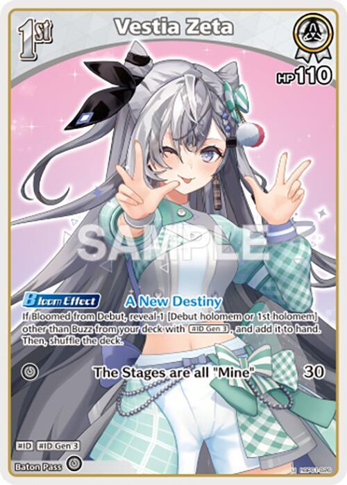 hololive OFFICIAL CARD GAME Blooming Radiance Vestia Zeta (U) hBP01-026 Uncommon