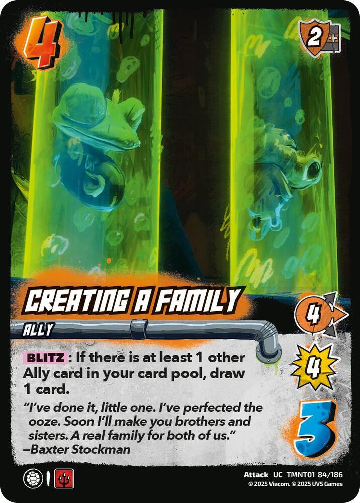 UniVersus Teenage Mutant Ninja Turtles Creating a Family TMNT01 84/186 Uncommon Near Mint