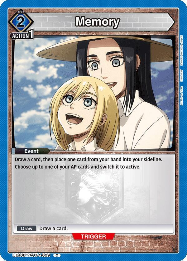 Union Arena UE10BT: Attack on Titan Memory UE10BT/AOT-1-029 Common