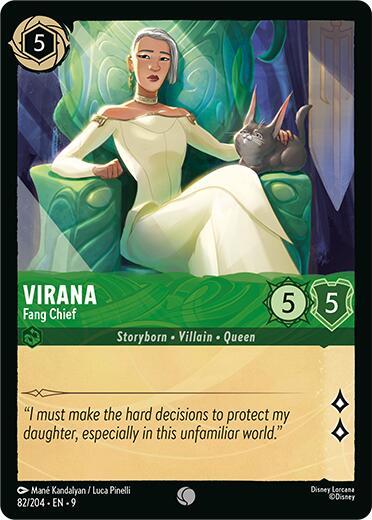 Disney Lorcana Fabled Virana - Fang Chief 82/204 Common