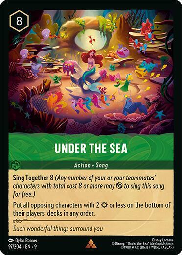 Disney Lorcana Fabled Under the Sea 97/204 Rare