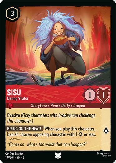 Disney Lorcana Fabled Sisu - Daring Visitor 119/204 Uncommon