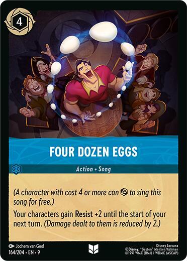 Disney Lorcana Fabled Four Dozen Eggs 164/204 Uncommon