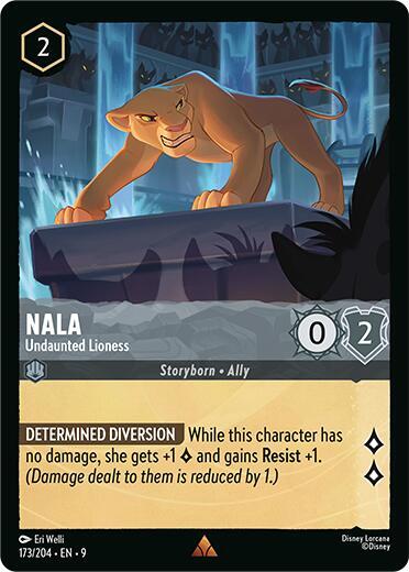 Disney Lorcana Fabled Nala - Undaunted Lioness 173/204 Rare