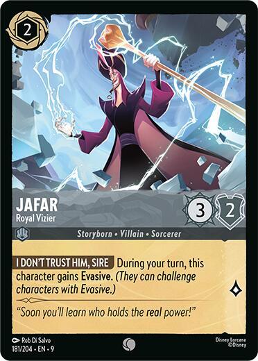 Disney Lorcana Fabled Jafar - Royal Vizier 181/204 Common