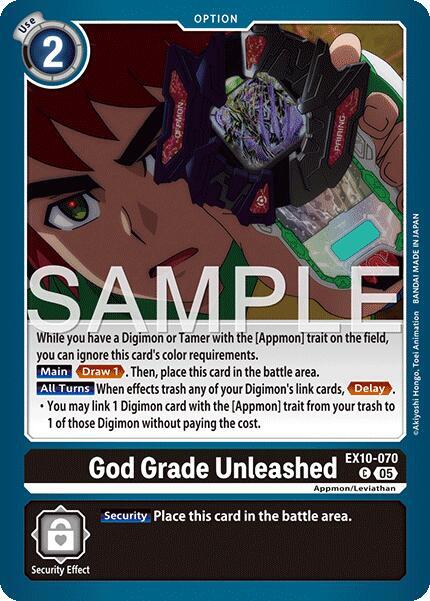 Digimon Card Game Sinister Order God Grade Unleashed EX10-070 C Common Near Mint