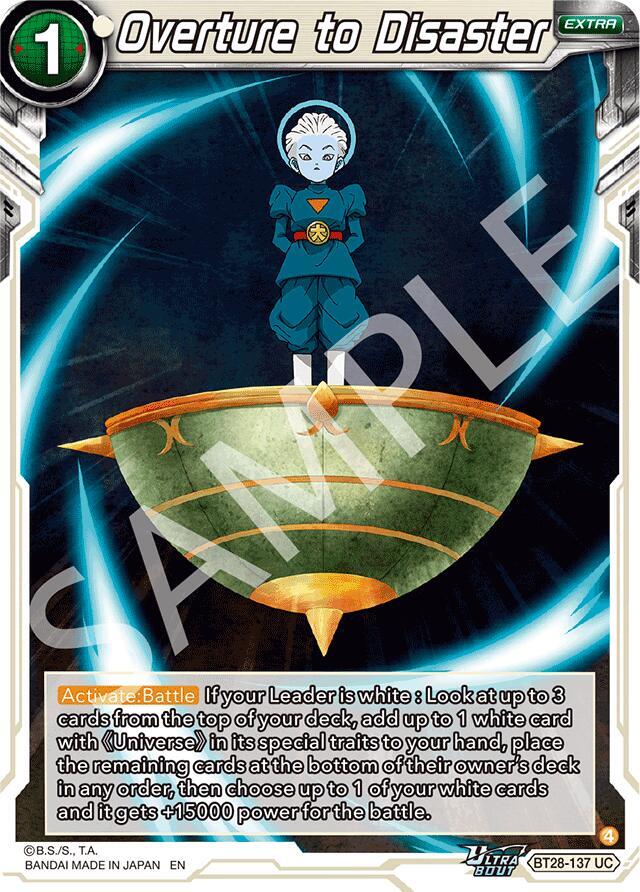 Dragon Ball Super: Masters Prismatic Clash Overture to Disaster BT28-137 Uncommon
