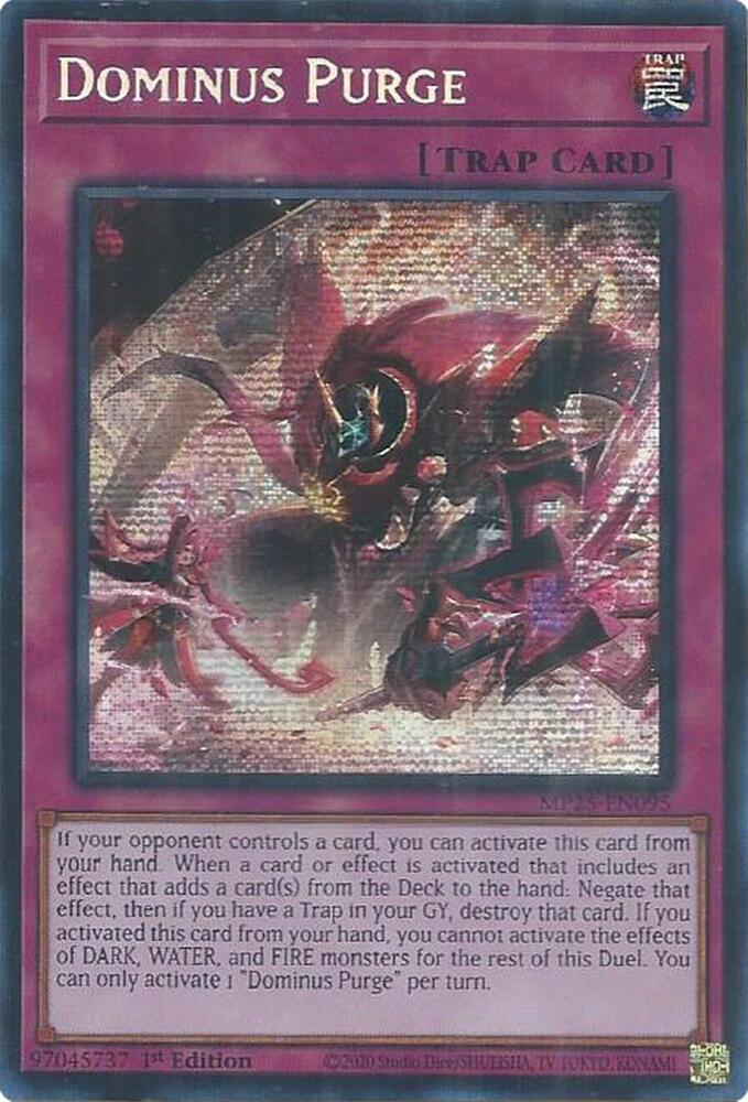 YuGiOh Cards 2025 Mega-Pack Dominus Purge MP25-EN095 Prismatic Secret Rare