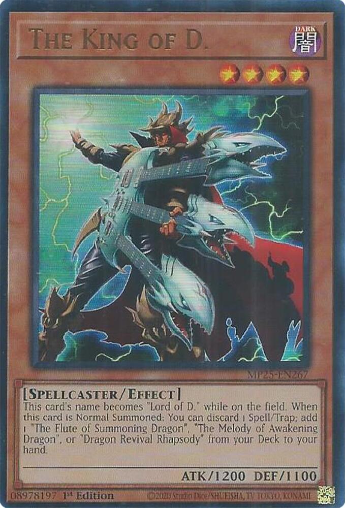 YuGiOh Cards 2025 Mega-Pack The King of D. MP25-EN267 Ultra Rare
