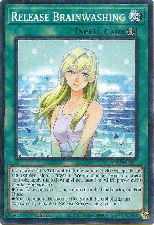 YuGiOh 2025 Mega-Pack Release Brainwashing MP25-EN431 Common Near Mint 1st Edition