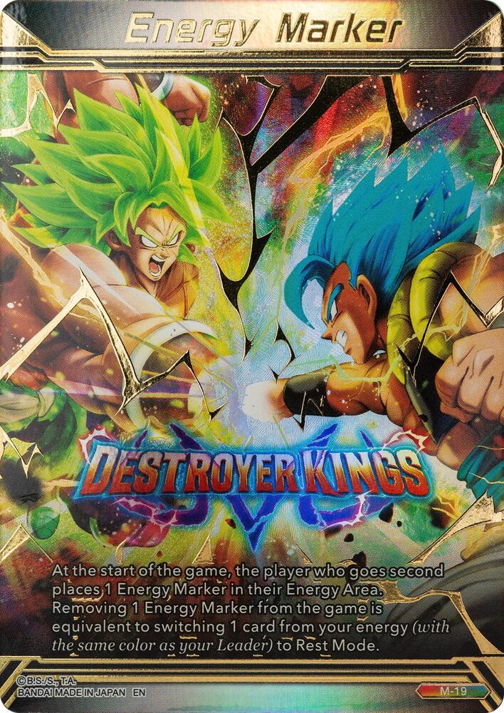 Dragon Ball Super: Masters Prismatic Clash Energy Marker - Destroyer Kings (M-19) M-19 None