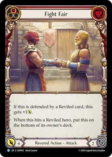 Flesh and Blood TCG Super Slam Fight Fair SUP033 Rare