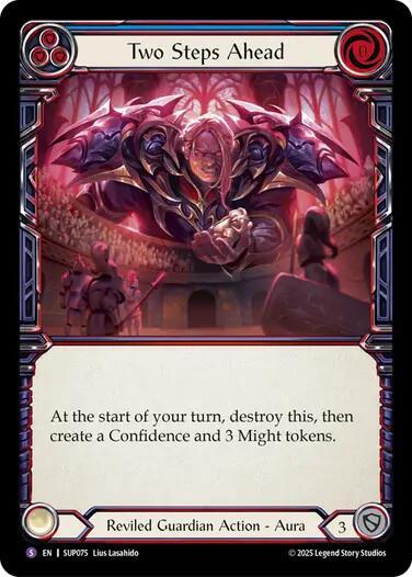 Flesh and Blood TCG Super Slam Two Steps Ahead SUP075 Super Rare