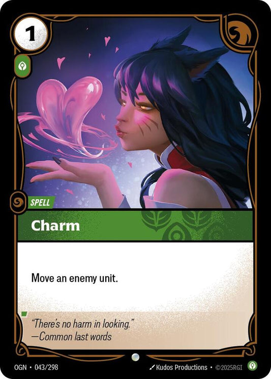 Riftbound: League of Legends Trading Card Game Origins Charm 043/298 Common