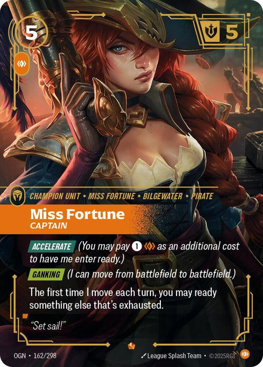 Riftbound: League of Legends Trading Card Game Origins Miss Fortune - Captain 162/298 Epic