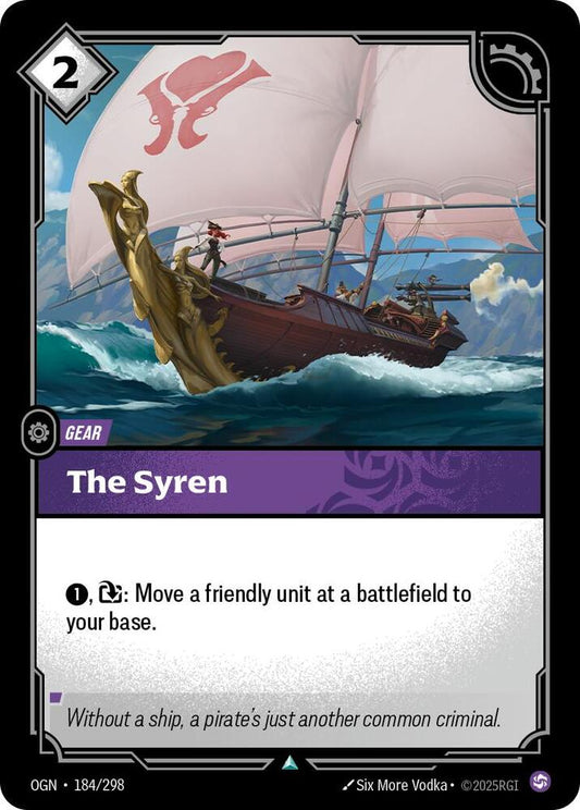 Riftbound: League of Legends Trading Card Game Origins The Syren 184/298 Uncommon