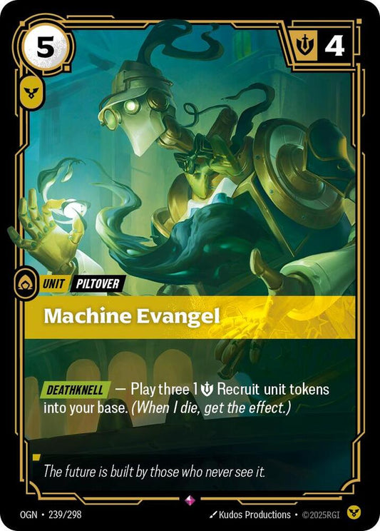 Riftbound: League of Legends Trading Card Game Origins Machine Evangel 239/298 Rare