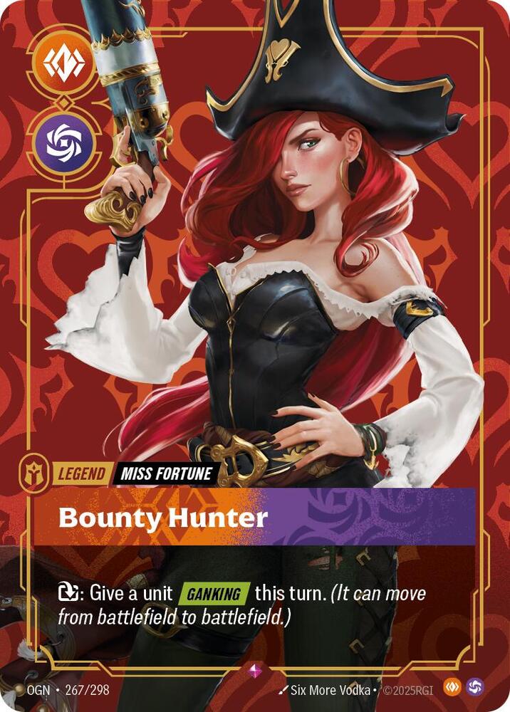 Riftbound: League of Legends Trading Card Game Origins Miss Fortune - Bounty Hunter #267 Rare Near Mint Foil