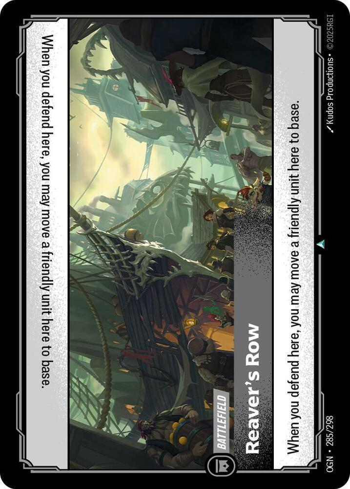 Riftbound: League of Legends Trading Card Game Origins Reaver's Row #285 Uncommon Near Mint