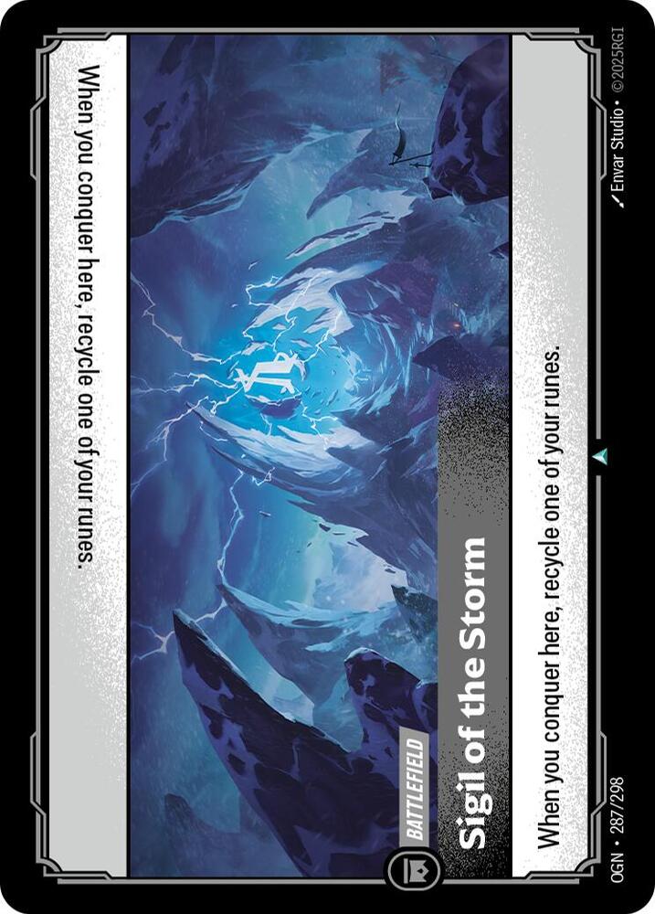 Riftbound: League of Legends Trading Card Game Origins Sigil of the Storm #287 Uncommon Near Mint