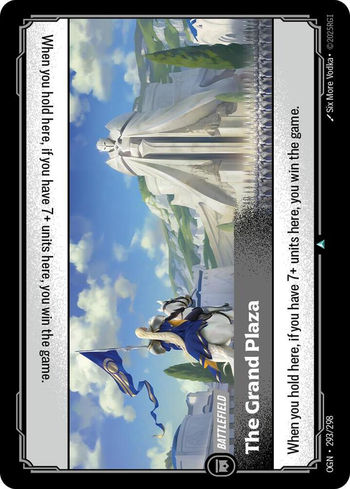 Riftbound: League of Legends Trading Card Game Origins The Grand Plaza 293/298 Uncommon