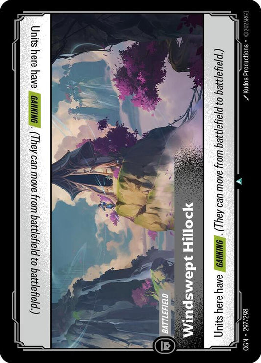 Riftbound: League of Legends Trading Card Game Origins Windswept Hillock 297/298 Uncommon