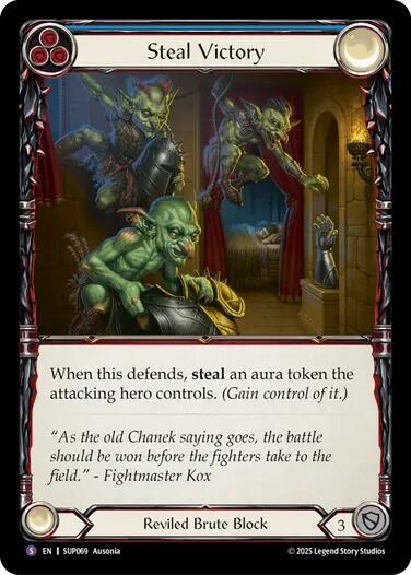 Flesh and Blood TCG Super Slam Steal Victory SUP069 Super Rare