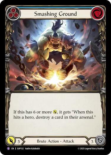 Flesh and Blood TCG Super Slam Smashing Ground SUP132 Super Rare