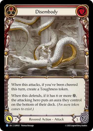 Flesh and Blood TCG Super Slam Disembody SUP031 Rare