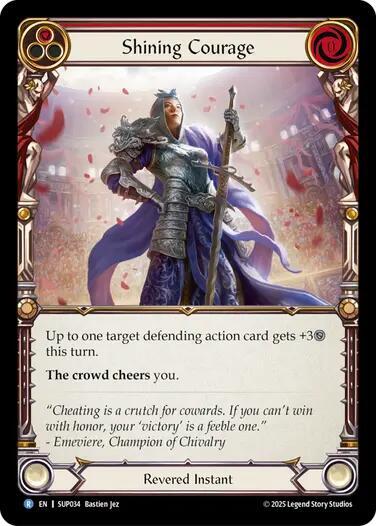Flesh and Blood TCG Super Slam Shining Courage SUP034 Rare