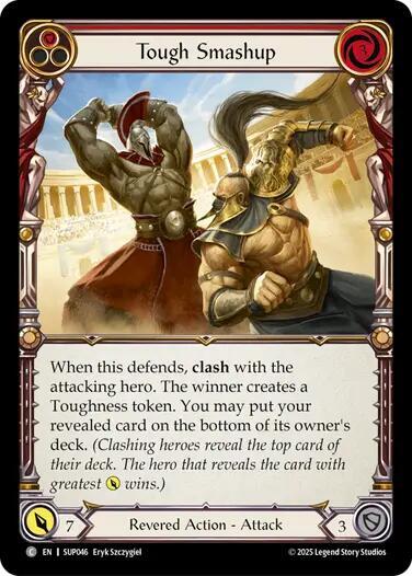 Flesh and Blood TCG Super Slam Tough Smashup (Red) SUP046 Common