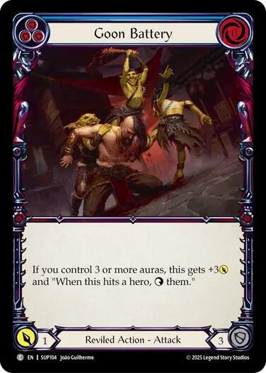 Flesh and Blood TCG Super Slam Goon Battery SUP104 Common