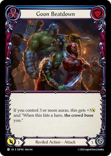 Flesh & Blood TCG Super Slam Goon Beatdown SUP105 Common Near Mint