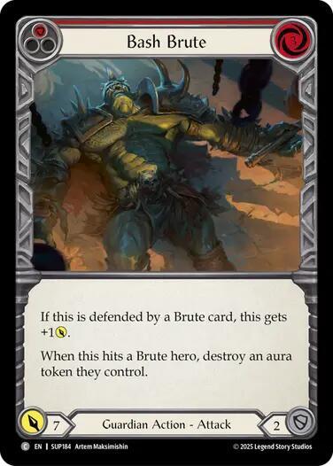 Flesh and Blood TCG Super Slam Bash Brute SUP184 Common