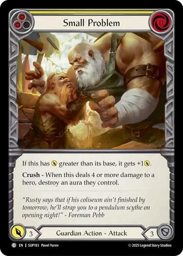 Flesh and Blood TCG Super Slam Small Problem SUP193 Common