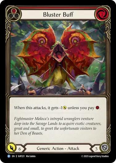 Flesh and Blood TCG Super Slam Bluster Buff SUP221 Rare