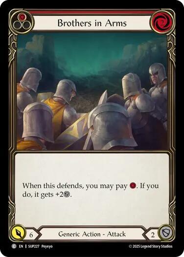 Flesh and Blood TCG Super Slam Brothers in Arms (Red) SUP227 Common