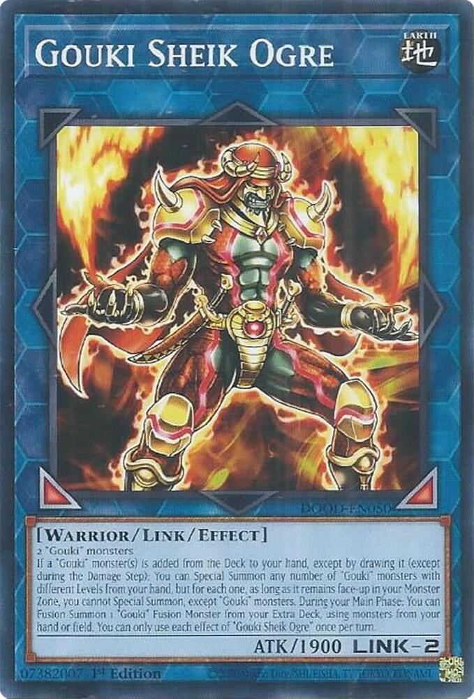 YuGiOh Doom of Dimensions Gouki Sheik Ogre DOOD-EN050 Common Near Mint 1st Edition