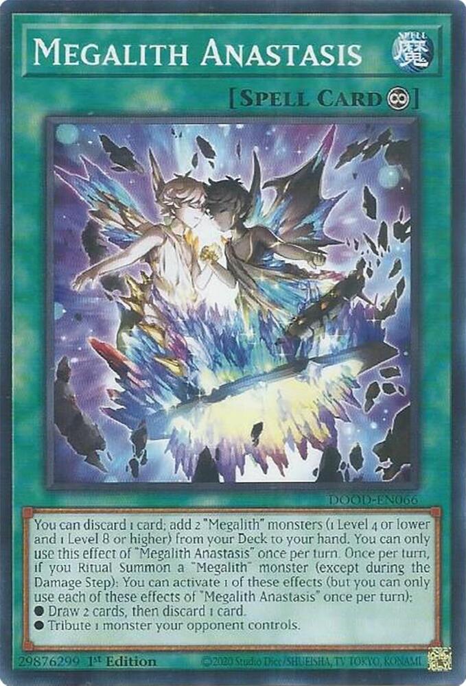 YuGiOh Cards Doom of Dimensions Megalith Anastasis DOOD-EN066 Common