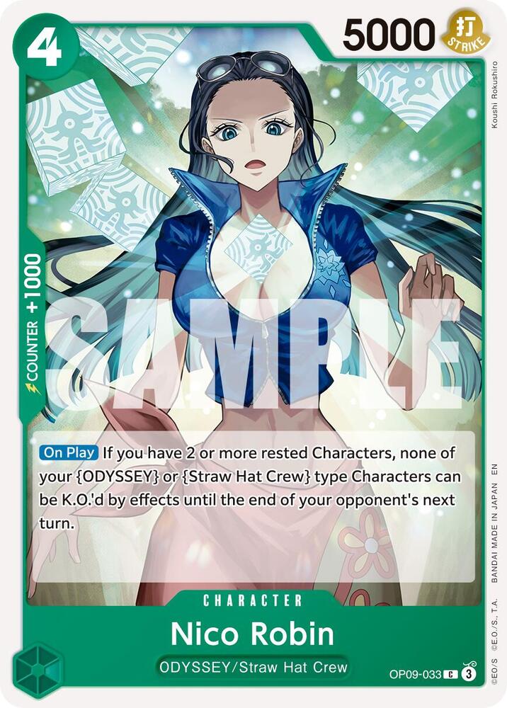 One Piece Card Game Premium Booster -The Best- Vol. 2 Nico Robin - OP09-033 (Reprint) OP09-033 C