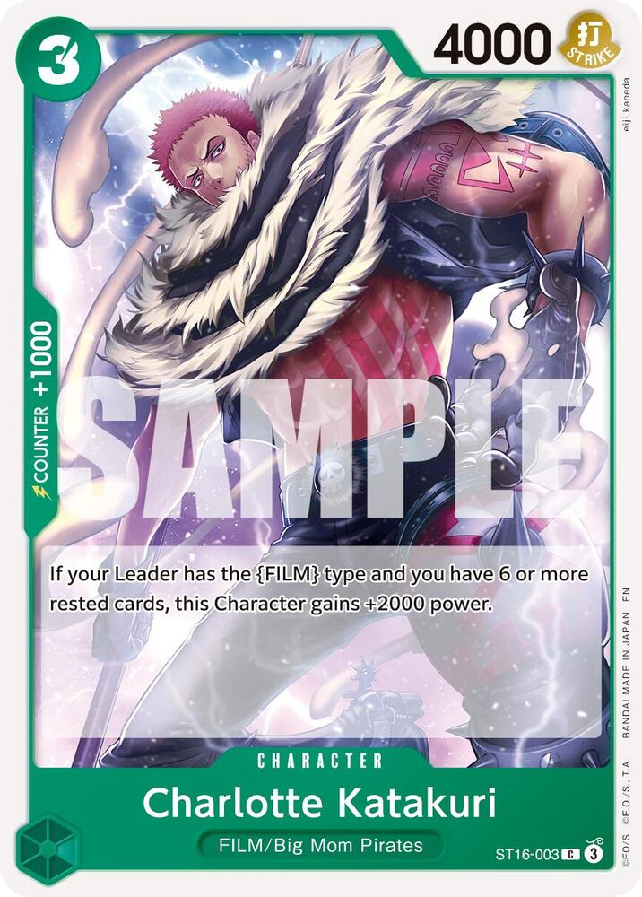 One Piece Card Game Premium Booster -The Best- Vol. 2 Charlotte Katakuri (Reprint) ST16-003 C