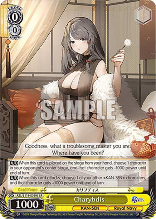 Weiss Schwarz Azur Lane Vol. 2 Charybdis (SR) AZL/S119-E019S SR Super Rare Near Mint