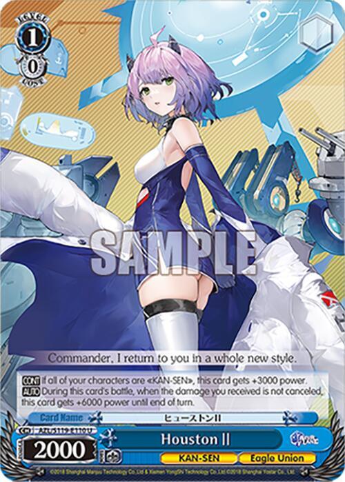 Weiss Schwarz Azur Lane Vol. 2 HoustonII AZL/S119-E110 U Uncommon