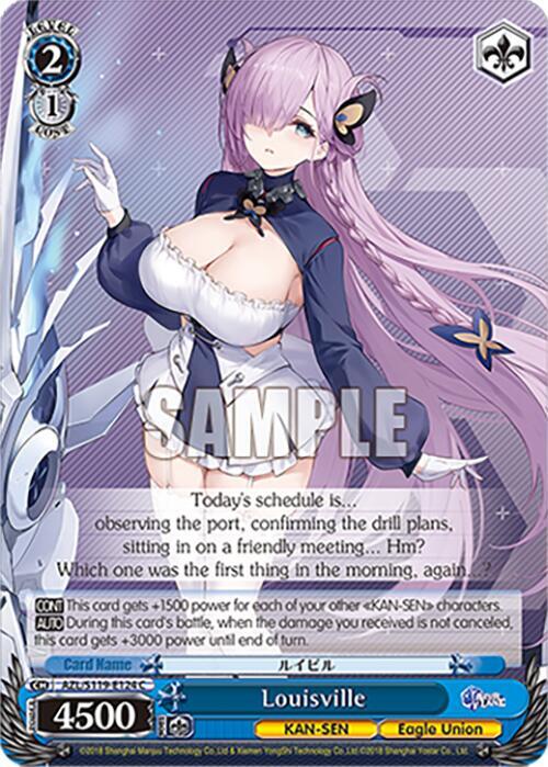 Weiss Schwarz Azur Lane Vol. 2 Louisville AZL/S119-E124 C Common